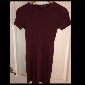 Burgundy Brandy Melville dress